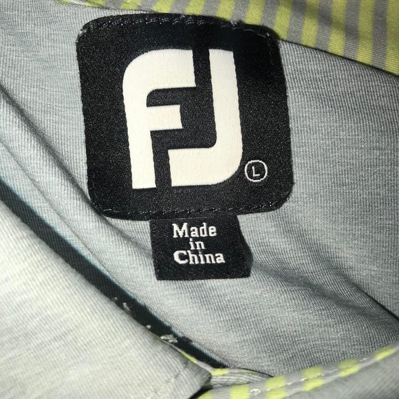 FootJoy Short Sleeve Polo Shirt Large - Picture 5 of 9